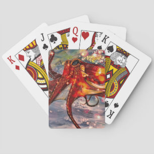 Colourful Octopus Playing Cards