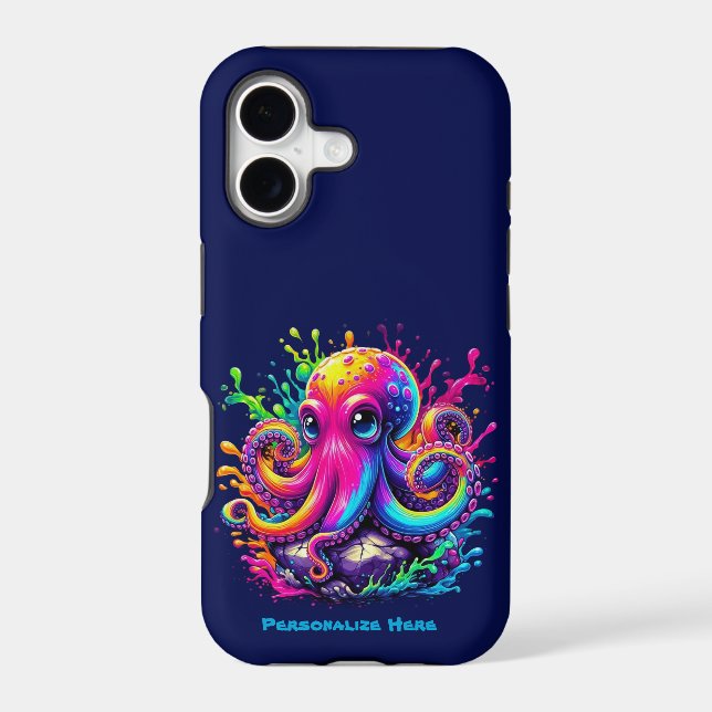 Colourful Octopus Splash (Back)