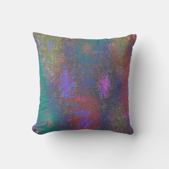 Colourful of smooth skinned shine, aged stain cushion (Front)