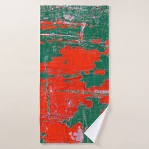 Colourful of steel rusty texture background, Steel Bath Towel