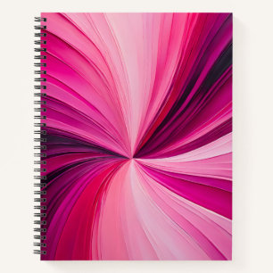 Colourful Oil Paint Art Spiral Notebook