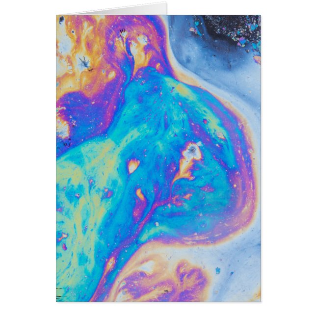 Colourful oil patterns, Canada (Front)