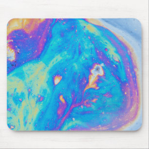 Colourful oil patterns, Canada Mouse Pad