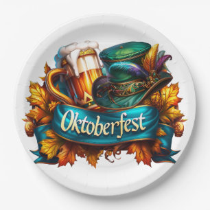Colourful Oktoberfest  Paper Plate