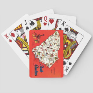 Colourful Old South Carolina Playing Cards