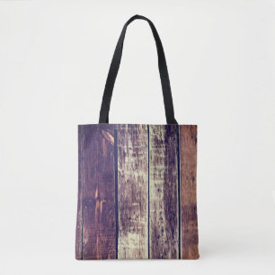 Colourful Old Wood Background - Vintage Dark Yello Tote Bag