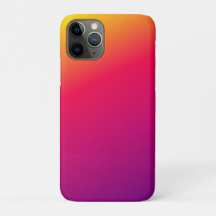Colourful ombre gradient iPhone case