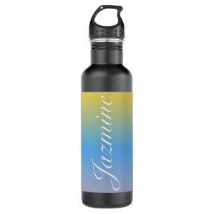 Colourful Ombré Script Name 710 Ml Water Bottle