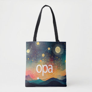 Colourful OPA Logo Tote Bag