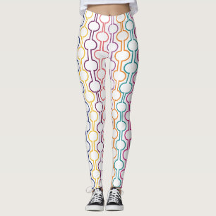 Colourful Open Circles Leggings