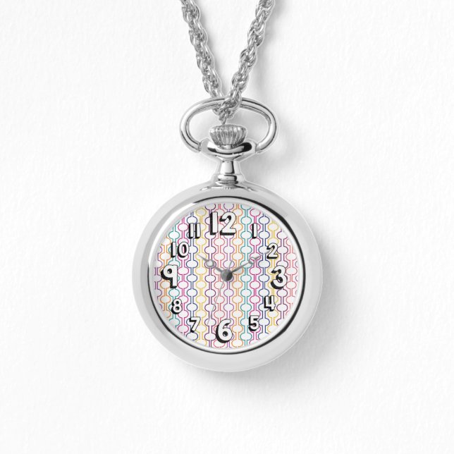 Colourful Open Circles Watch (Front)