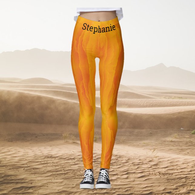 Colourful Orange and Yellow Leggings (Creator Uploaded)