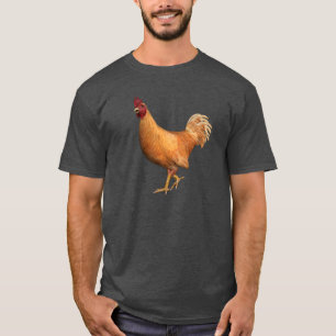 Colourful Orange Rooster T-Shirt