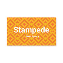 Colourful Orange Yellow Chequered Chevron Pattern