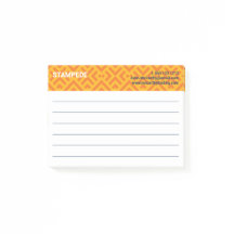 Colourful Orange Yellow Chevron Chequered