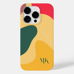 Colourful organic shapes abstract background Case-Mate iPhone 14 pro case
