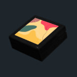 Colourful organic shapes abstract background gift box<br><div class="desc">Colourful organic shapes composition,  modern abstract background.</div>