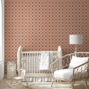 Colourful Oriental Tribal Aztec Mosaic Wallpaper