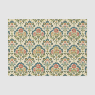 Colourful Ornamental Damask Pattern Tissue Paper