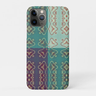 Colourful Ornamental Folk-Inspired iPhone 11 Pro Case