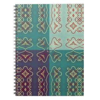 Colourful Ornamental Folk-Inspired Notebook