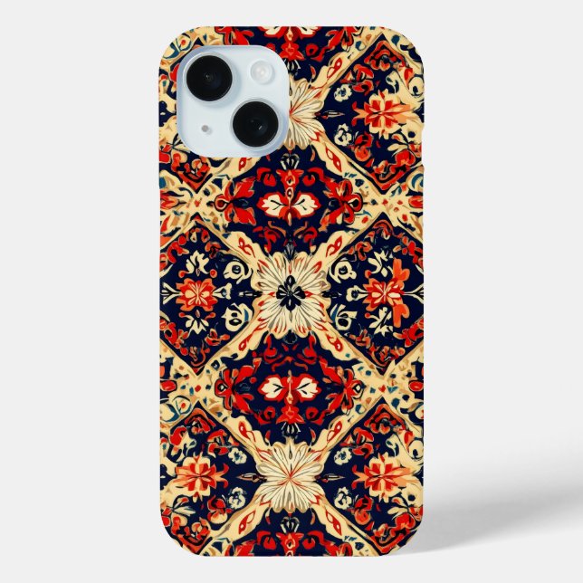 Colourful Ornamental Pattern Case-Mate iPhone Case (Back)