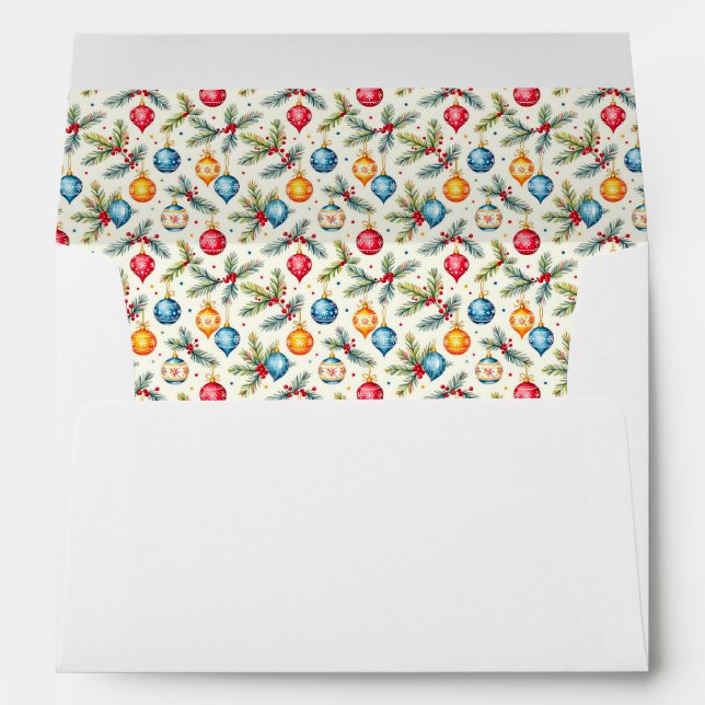 Colourful Ornaments Envelope (Back (Bottom))