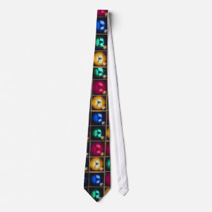 Colourful Ornaments In A Box Tie