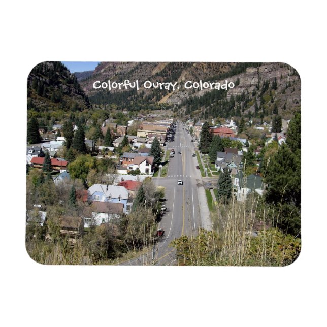 Colourful Ouray, Colorado Magnet (Horizontal)