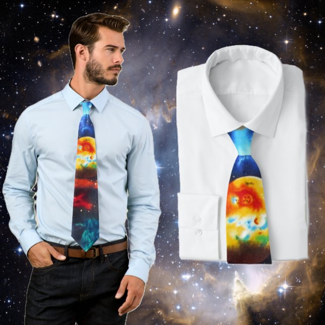Colourful Outerspace Tie (Creator Uploaded)