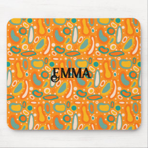 Colourful Ovals Mouse Pad