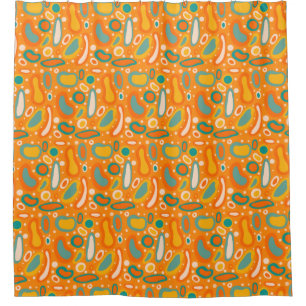 Colourful Ovals Shower Curtain