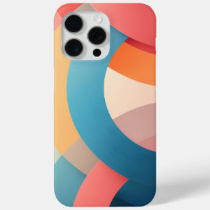 Colourful overlapping arcs  iPhone 15 pro max case