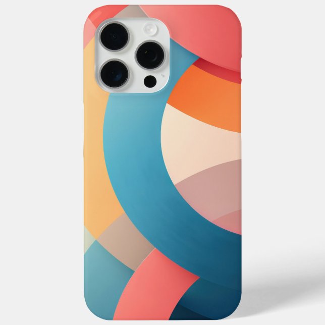 Colourful overlapping arcs  Case-Mate iPhone case (Back)