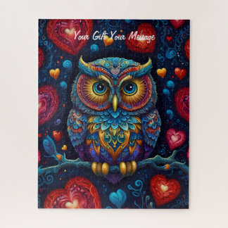Colourful Owl Jigsaw Puzzle