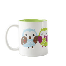 Colourful Owl Mug