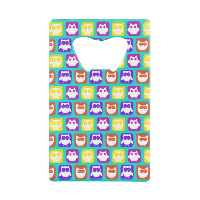 Colourful Owl Pattern (Front)
