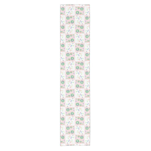 Colourful Owl Pattern For Kids Short Table Runner