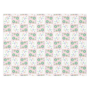 Colourful Owl Pattern For Kids Tablecloth