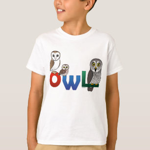 Colourful Owl T-Shirt