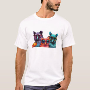 Colourful owls T-Shirt