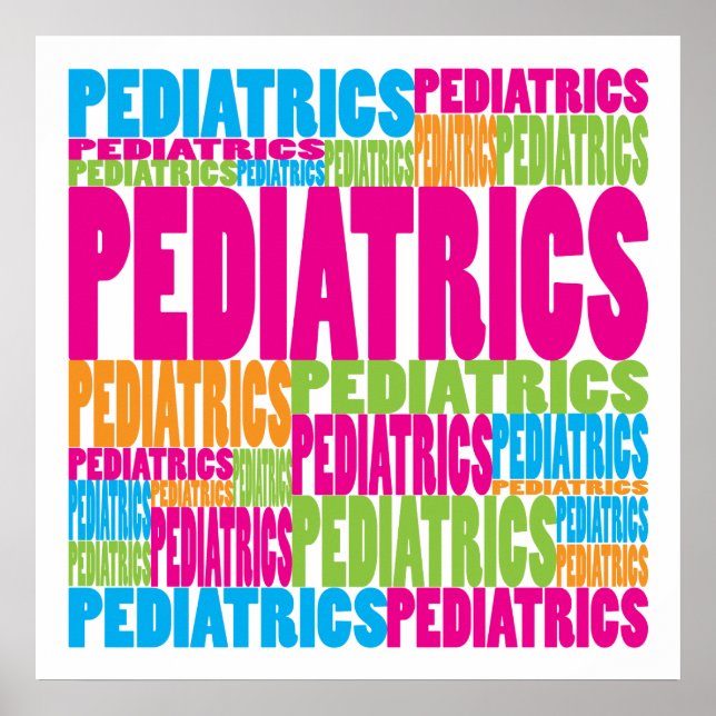 Colourful Paediatrics Poster (Front)