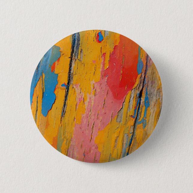 Colourful Paint Splatter 6 Cm Round Badge (Front)