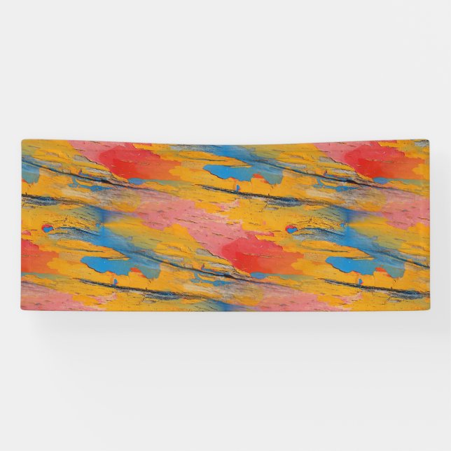 Colourful Paint Splatter Banner (Horizontal)