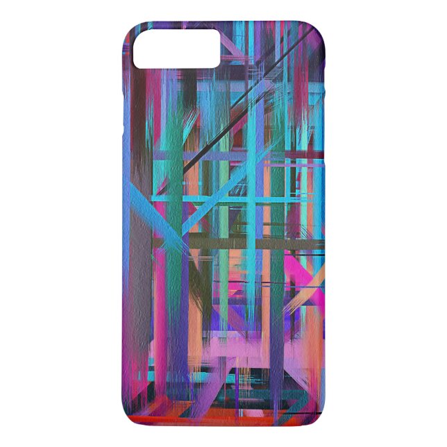 Colourful Paint Splatter Brush Stroke #10 Case-Mate iPhone Case (Back)