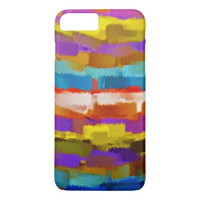 Colourful Paint Splatter Brush Stroke #5 Case-Mate iPhone Case (Back)