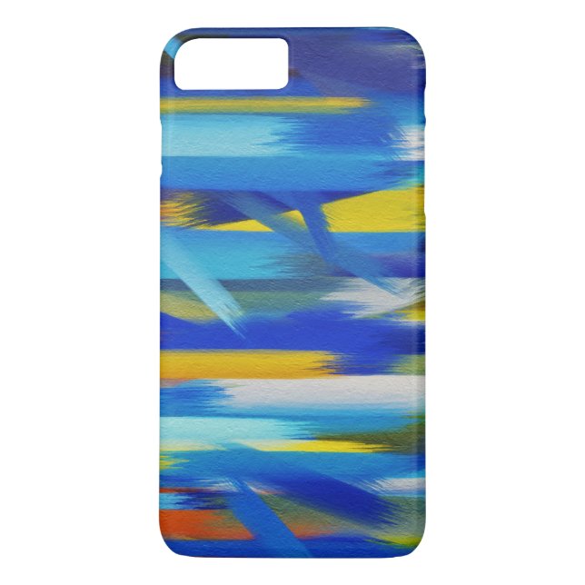 Colourful Paint Splatter Brush Stroke #6 Case-Mate iPhone Case (Back)