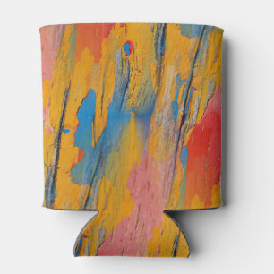 Colourful Paint Splatter Can Cooler