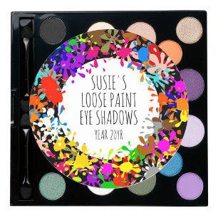 Colourful Paint Splatter DIY Crafters Classic Round Sticker