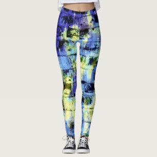 Colourful Paint Splatter Leggings